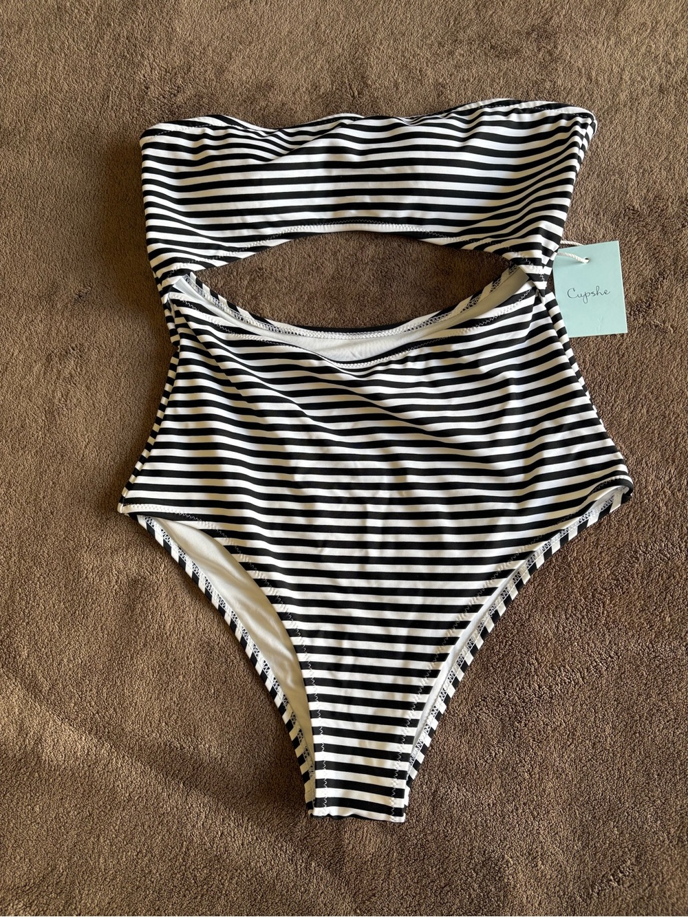 NWT "Neat As a Pinstripe" One-piece Swimsuit | Cupshe